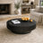 Round Coffee Table with Storage Solid Wood Veneered Modern Coffee Table Accent Tea Table for Living Room, Bedroom, Apartment or Office-223497697-223497699