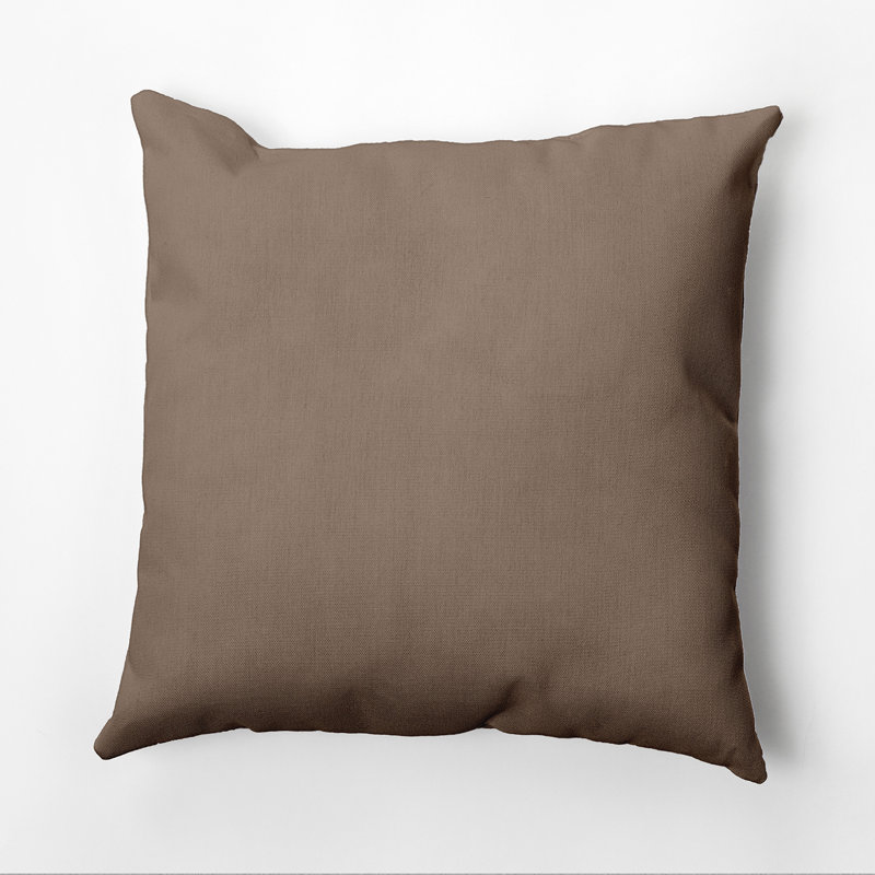 Housse de coussin Ajibola, Gingembre, 16 po x 16 po, Polyester/ bourre en polyester