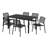 6-Person Outdoor Rectangular Dining Set-1598717754