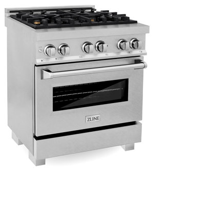 ZLINE 30 In. 4.0 Cu. Ft. Legacy Dual Fuel Range with Gas Cooktop and Electric Convection Oven