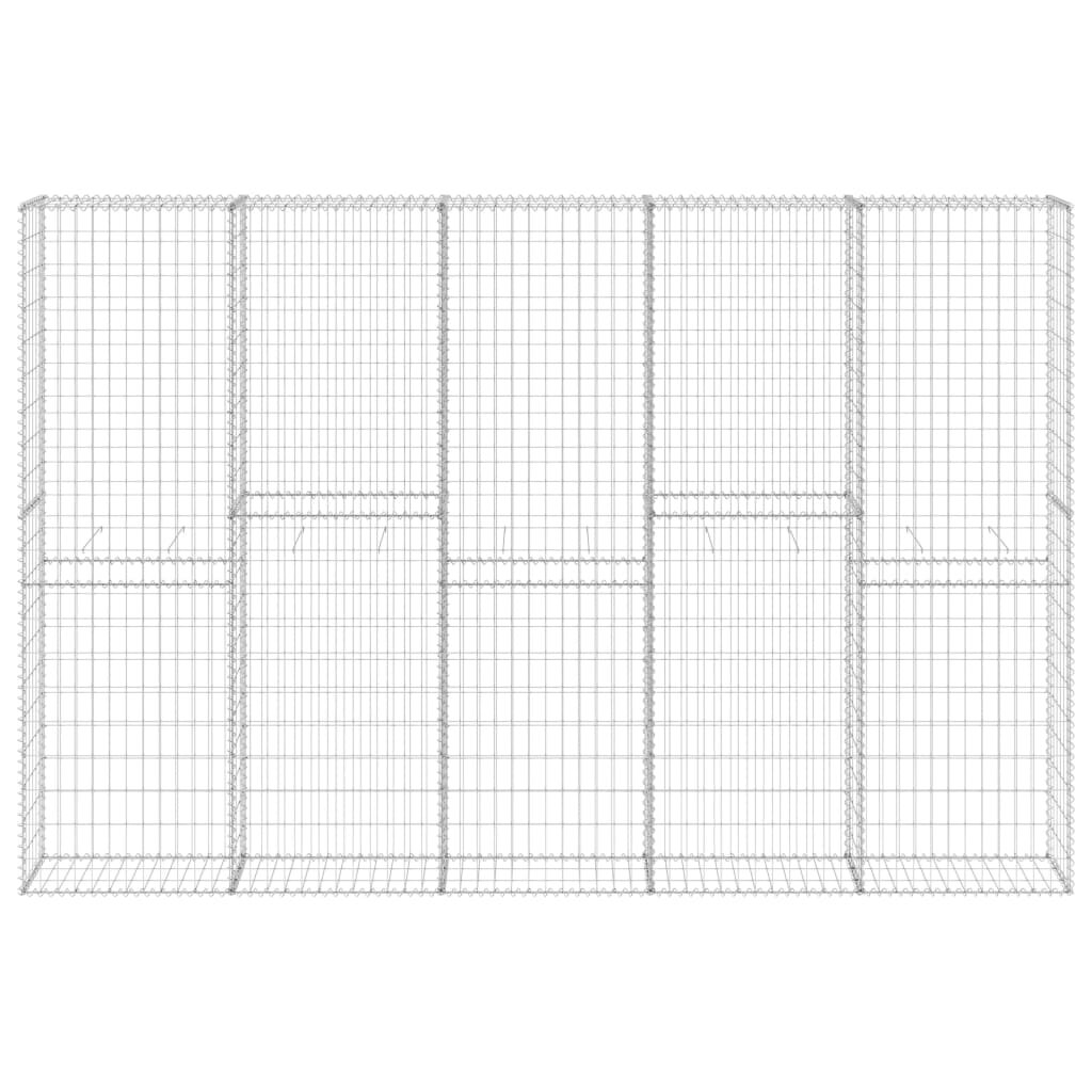 300 cm x 200 cm Gartenzaun Schildt