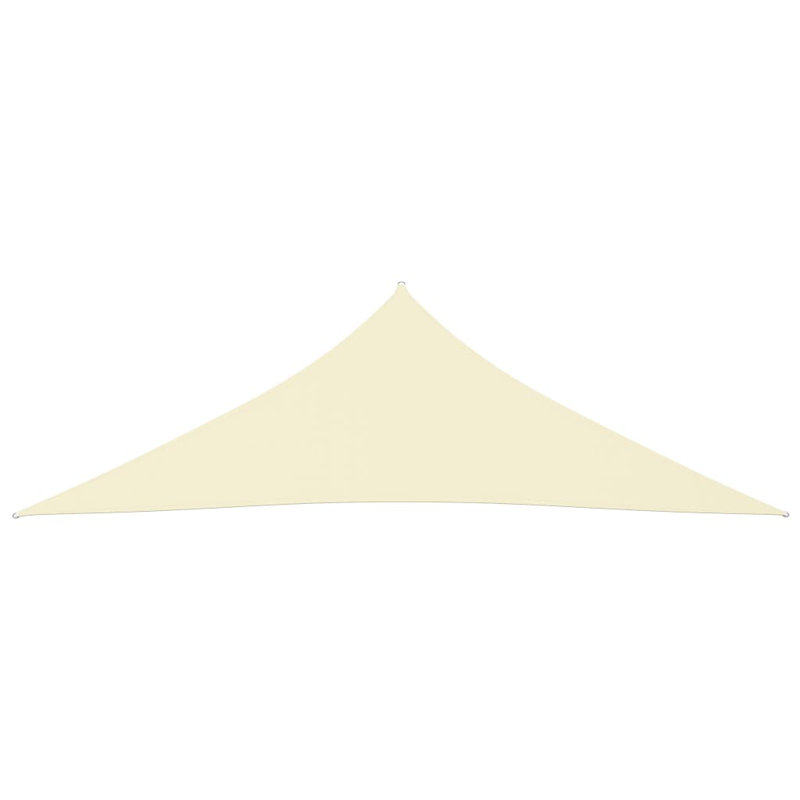 Rantoul 3.6m x 3.6m Triangular Shade Sail, Cream