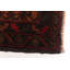 Tapis noir Teimani 3 pi 6 po x 6 pi 6 po