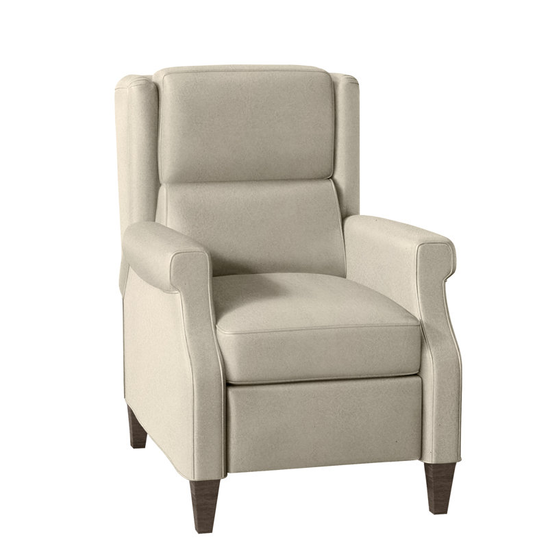 Gallaway Recliner, Aline Fumo Genuine Leather, Cobblestone, Manual
