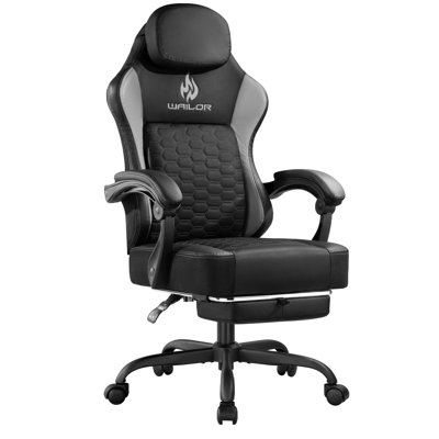 Video Game Chair With Pocket Spring Cushion,gamer Chairs For Adults,video Game Chair Wth Footrest,racing Style Computer Gamer Chair With Headrest And by Wrought Studio