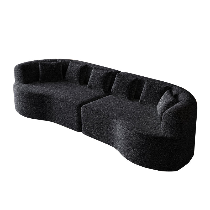 Sectionals, Black Chenille