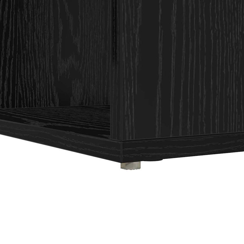 Corner Desk 101.5 X 149.5 X 149.5 Cm Engineered Wood, Black Oak