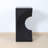 Jacquese Black Side Table – Sculptural Architectural Accent Table 