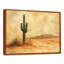 Minimalisme, cactus dans le désert, vent I - art mural grand cactus-2104797945-2104797703-2104797702