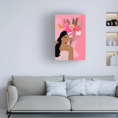 Art sur toile, bolognaise, cendres roses