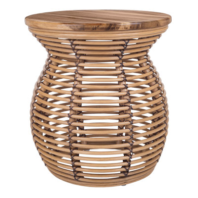 Bechtel Solid Wood Top End Table