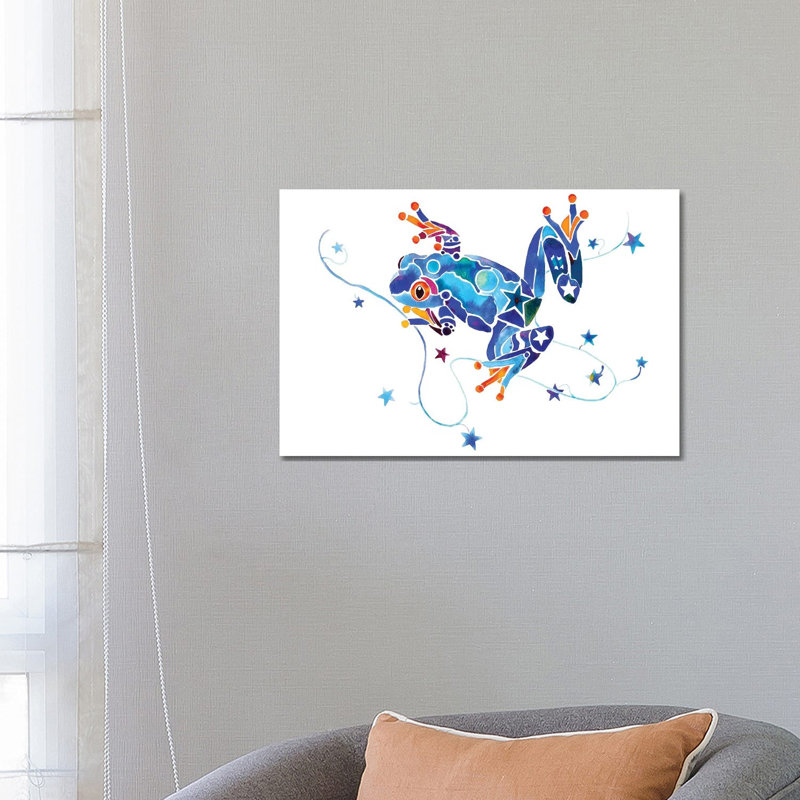 Frog X by Jo Lynch - Wrapped Canvas Gallery-Wrapped Canvas Giclée, 66.04 cm H x 45.72 cm W