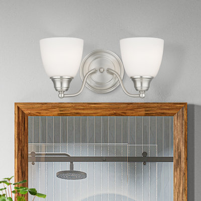Éclairage de salle de bain à intensité variable 2 lumières Mayday