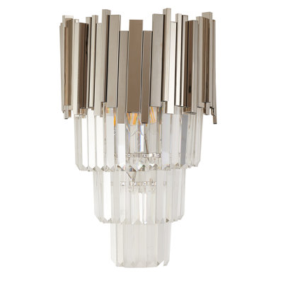 Applique murale moderne en cristal 1 lumière Keasler