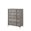 Commode 5 tiroirs avec placages assortis