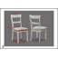 Ensemble de salle à manger rustique de style rustique 5 pièces avec table rectangulaire et chaises rembourrées en tissu d'aspect lin, finition bois flotté