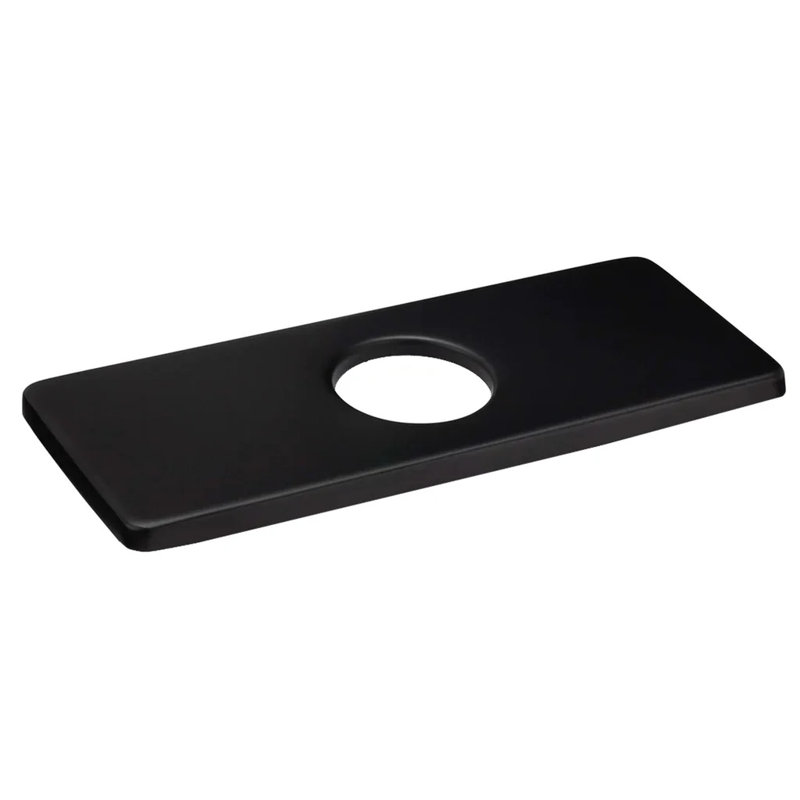 Robinet de salle de bain avec bonde, Noir mat