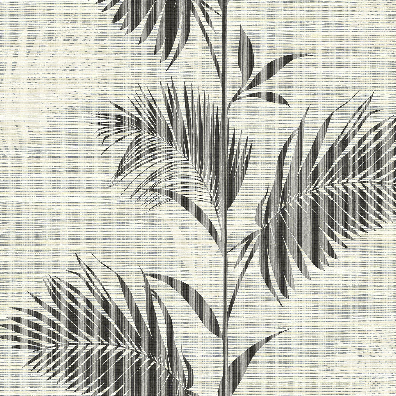 Paonia Modern Floral Wallpaper, Black