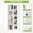 Kizzi 31.5'' Wide 5 - Shelf Metal Storage Cabinets-228122270