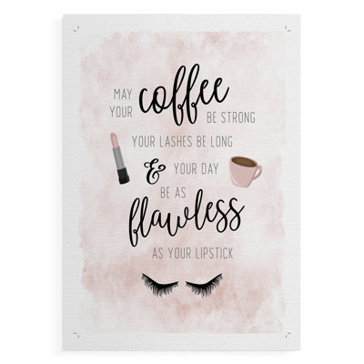 May Your Coffee Be Strong - Impression sur toile seulement - NON-CADRE
