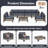 7-Piece Patio Outdoor Furniture Set With Table And Cover-1541780288-1541780290