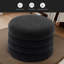 Repose-pieds rond avec rangement en tissu-1581679986