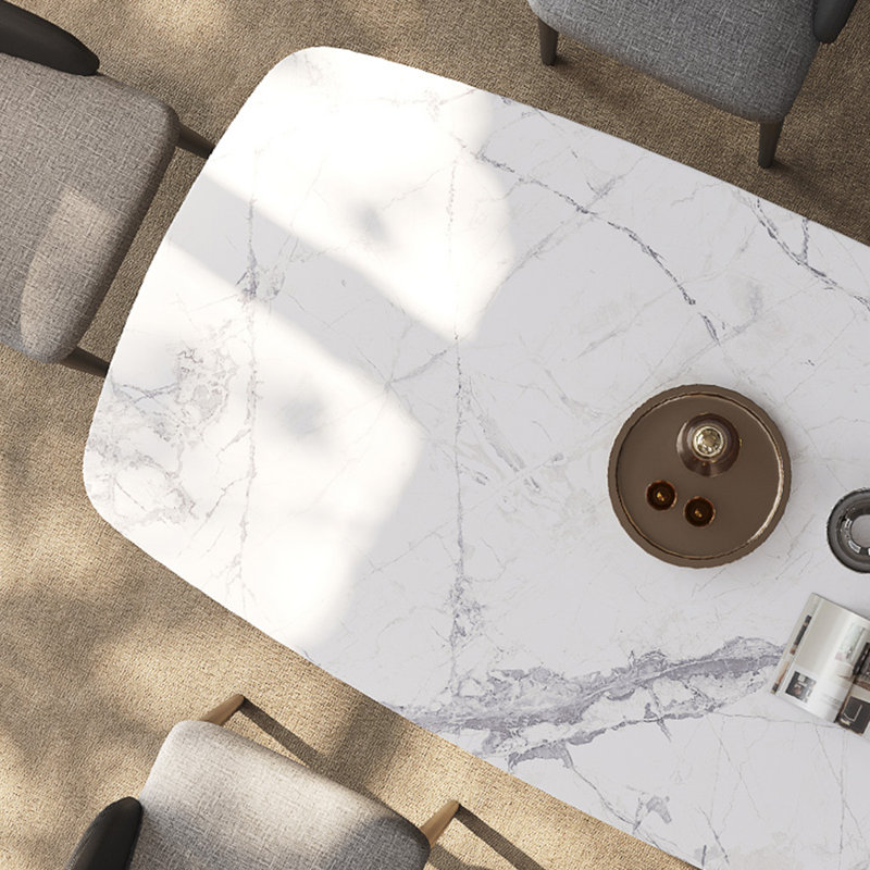 Ensemble de table de salle à manger durable au design exquis.