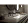 Rossendale 91 Rectangular 36-1/8" Undermount or Drop-in Lavatory Sink in Volcanic Limestone with Internal Overflow