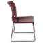 Chaise empilable à dossier plein avec base thermolaquée Oliverson d'une capacité de 880 lb.-829525251-829525250