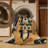 Machine Washable Art Deco Brown Area Rug-1282947353