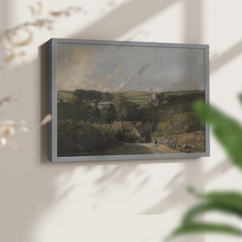 Paysages rétro-DLXVII - impression encadrée - réarmable, H 16 po x l 20 po