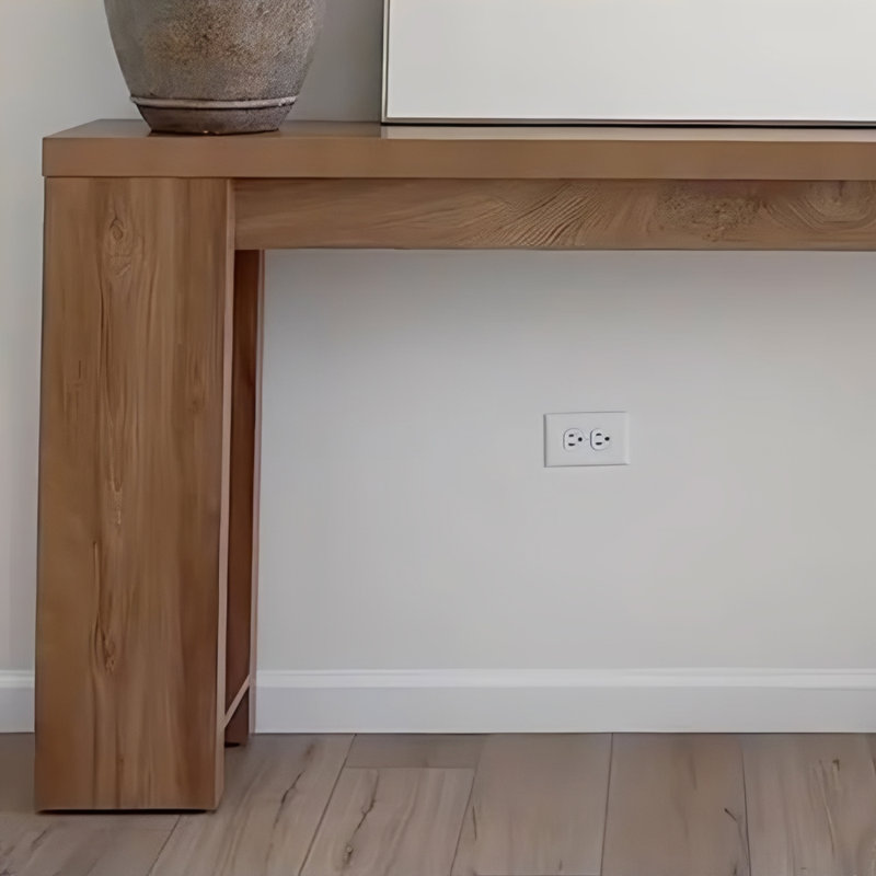 style retro simple console table, 29.5" H x 55.1" L x 11.8" W