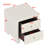 Elegant Velvet Nightstand With 2 Drawers And Crystal Handle, Storage Bedside Table With Button-Tufted-1957533875
