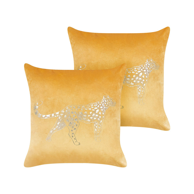 MARULA Square Cushion, Yellow