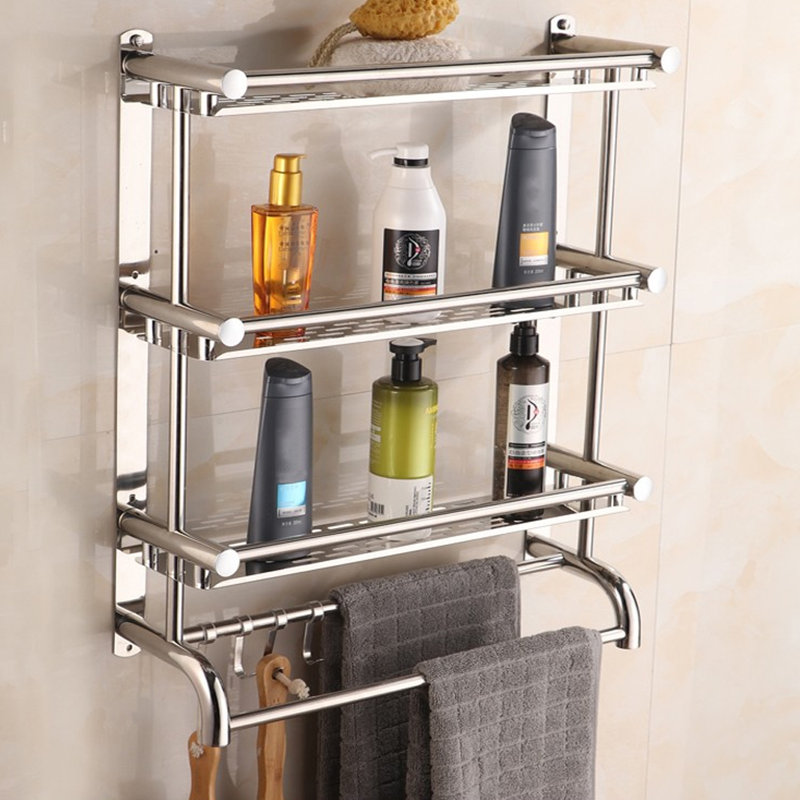 Harr 40 cm L Stainless Steel 4 - Bar Wall Mounted Towel Rack