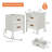 Ashae 2 - Drawer End Table Set and Built-In Outlets