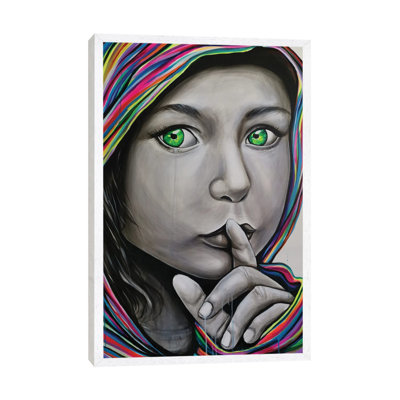 Shhhh 1 Piece Wall Art on Canvas