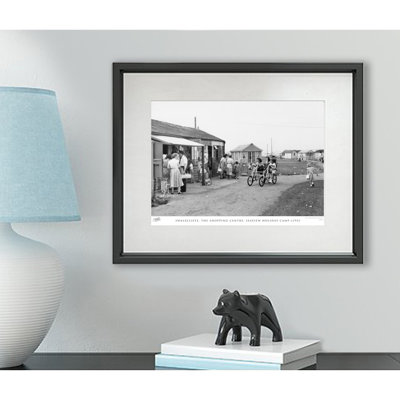Swalecliffe, the Shopping Centre, Seaview Holiday Camp C1955 1 Piece Single Picture Frame Wall Art
