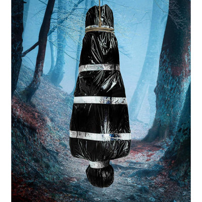 Décorations d'Halloween pour cadavre d'un cadavre suspendu de 5 pi pour l'extérieur | Décoration de maison hantée effrayante, dégagement d'Halloween effrayant, décorations de jardin gonflables pour l'extérieur