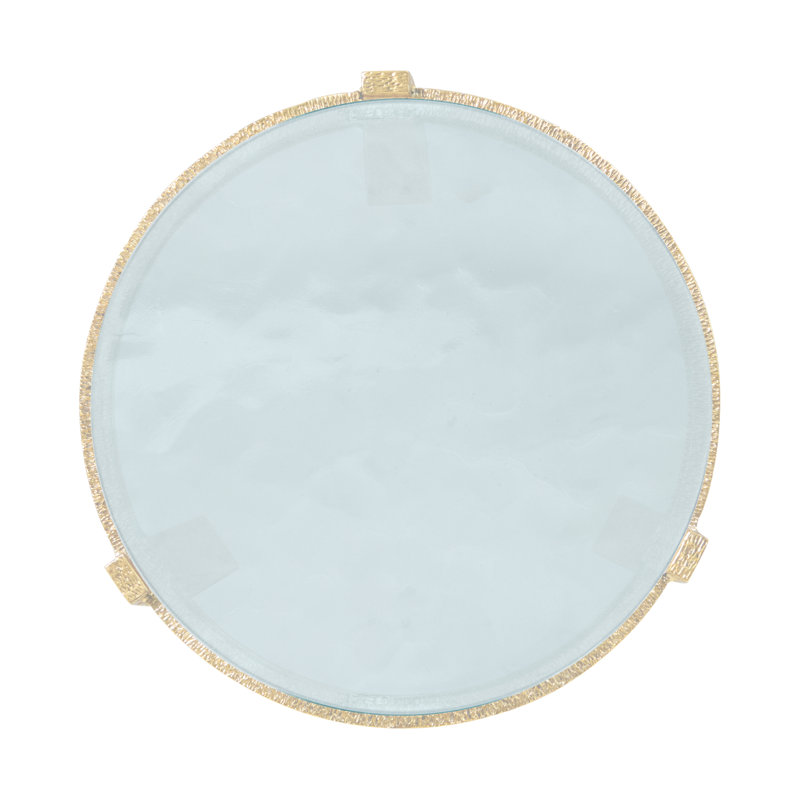 Judith Leiber Couture Glass End Table