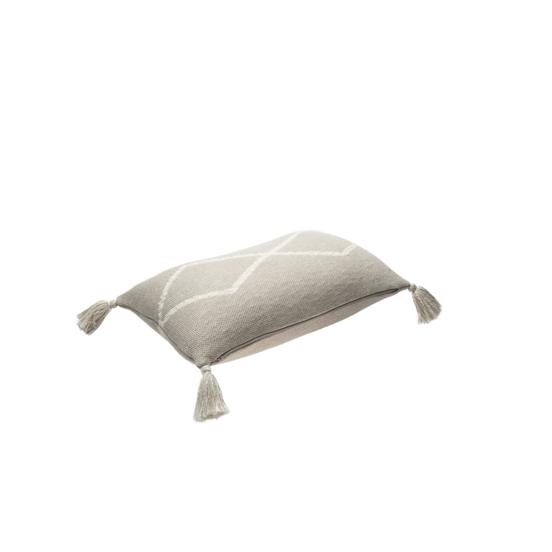 Bereber Classics Lumbar Pillow Cover & Insert, Beige