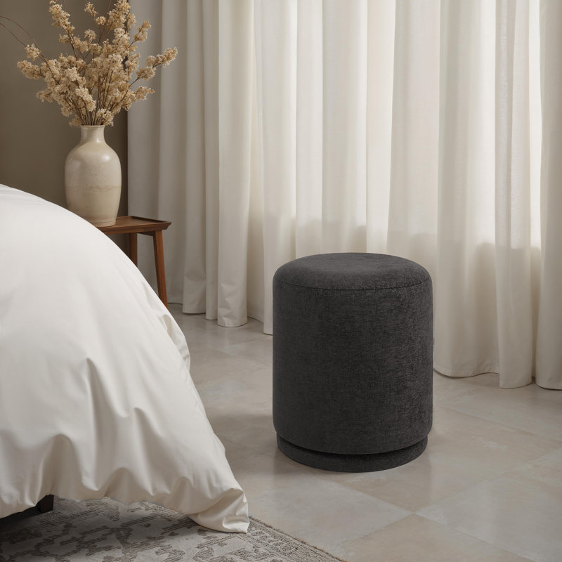 Tabouret Hevea, Noir