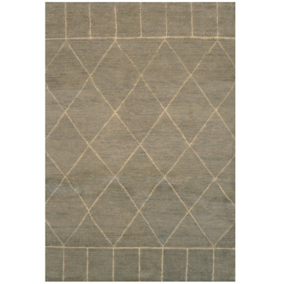 Luesing One-of-a-Kind 4' X 6' Wool Area Rug in Brown
