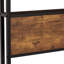 Lit plateforme simple en métal avec tête en bois et fente, lumières à DEL, télécommande, sommier non nécessaire, option de rangement sous le lit, approche facile à assembler, démonstration de style moderne,