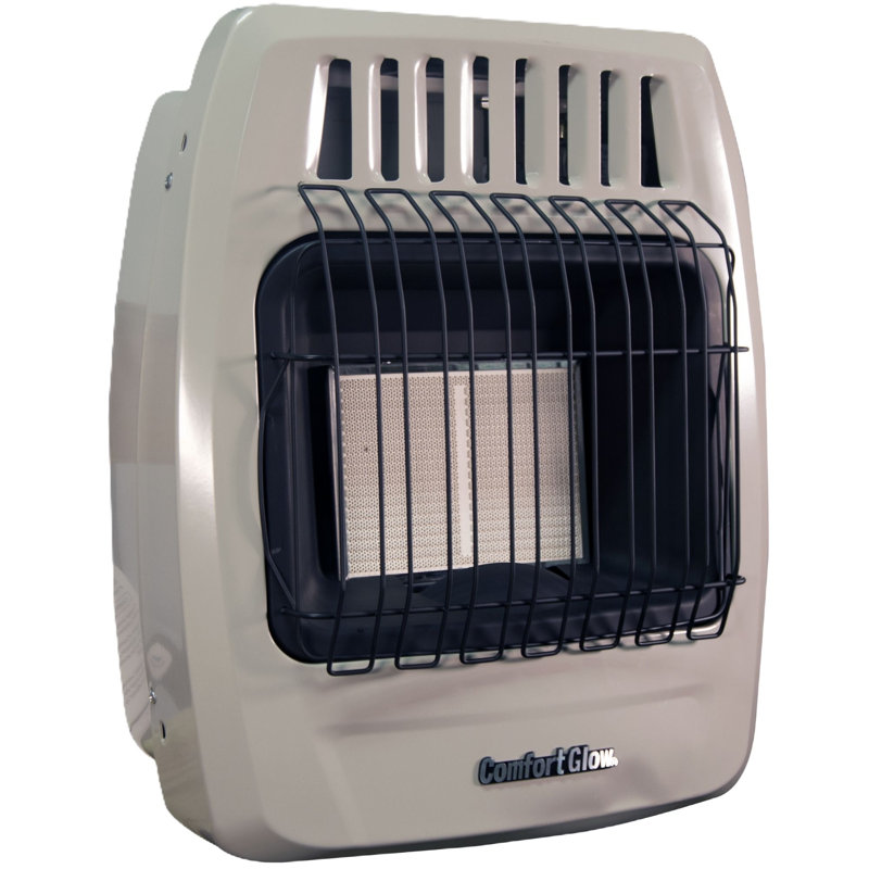 Comfort Glow 12,000 BTU Natural Gas Wall Heater, Heats Up to 400 Sq. Ft.– KWN211