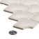Scala Nami 2-in. x 3-in. Fish Scale Upcycled Satin Glass Floor & Wall Mosaic Tile