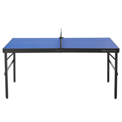Table de tennis de table pliable de taille moyenne avec filet