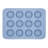 Farberware Easy Solutions Nonstick Bakeware 12-Cup Muffin Pan, Blue
