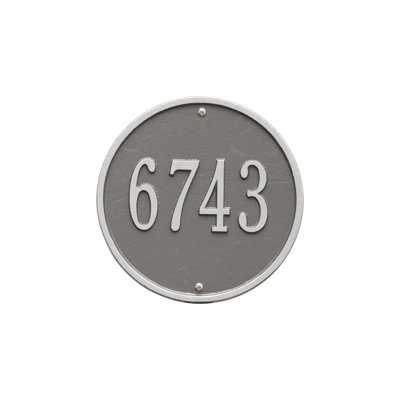 1-Line Wall Address Plaque