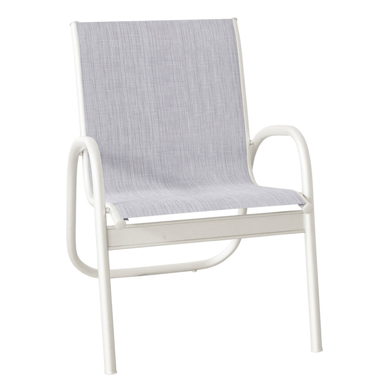 Fauteuil de patio Gardenella, Neige texturée, Bijou